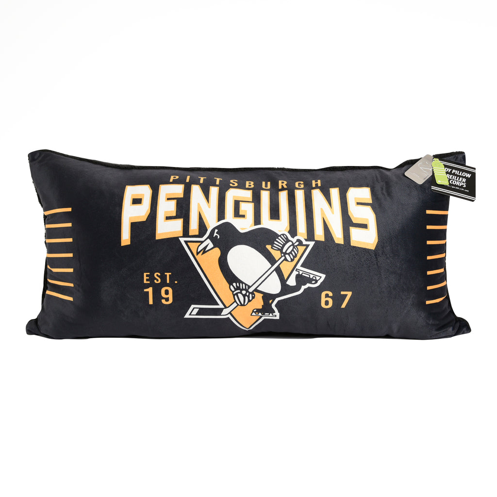 NHL Pittburgh Penguins Body Pillow packaged