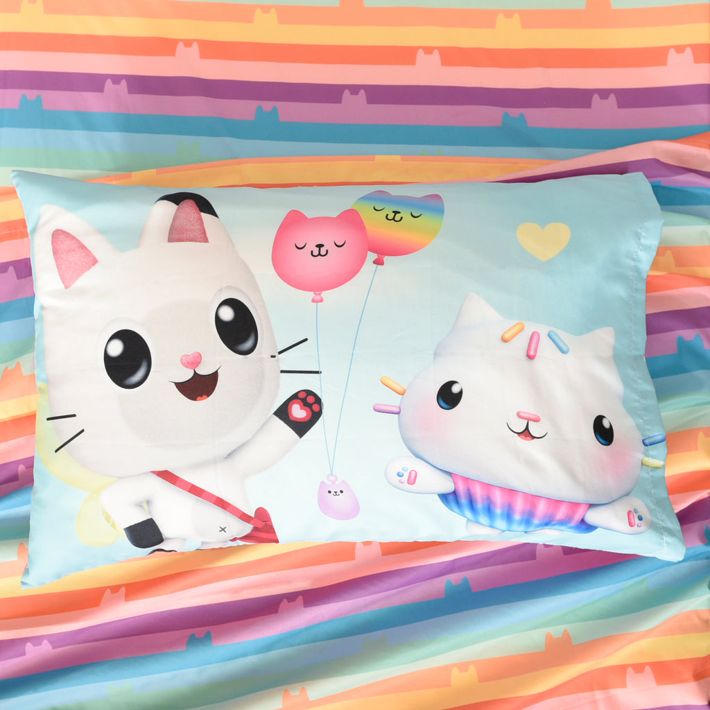 Gabby's Dollhouse 3-Piece Twin Sheet Set close up