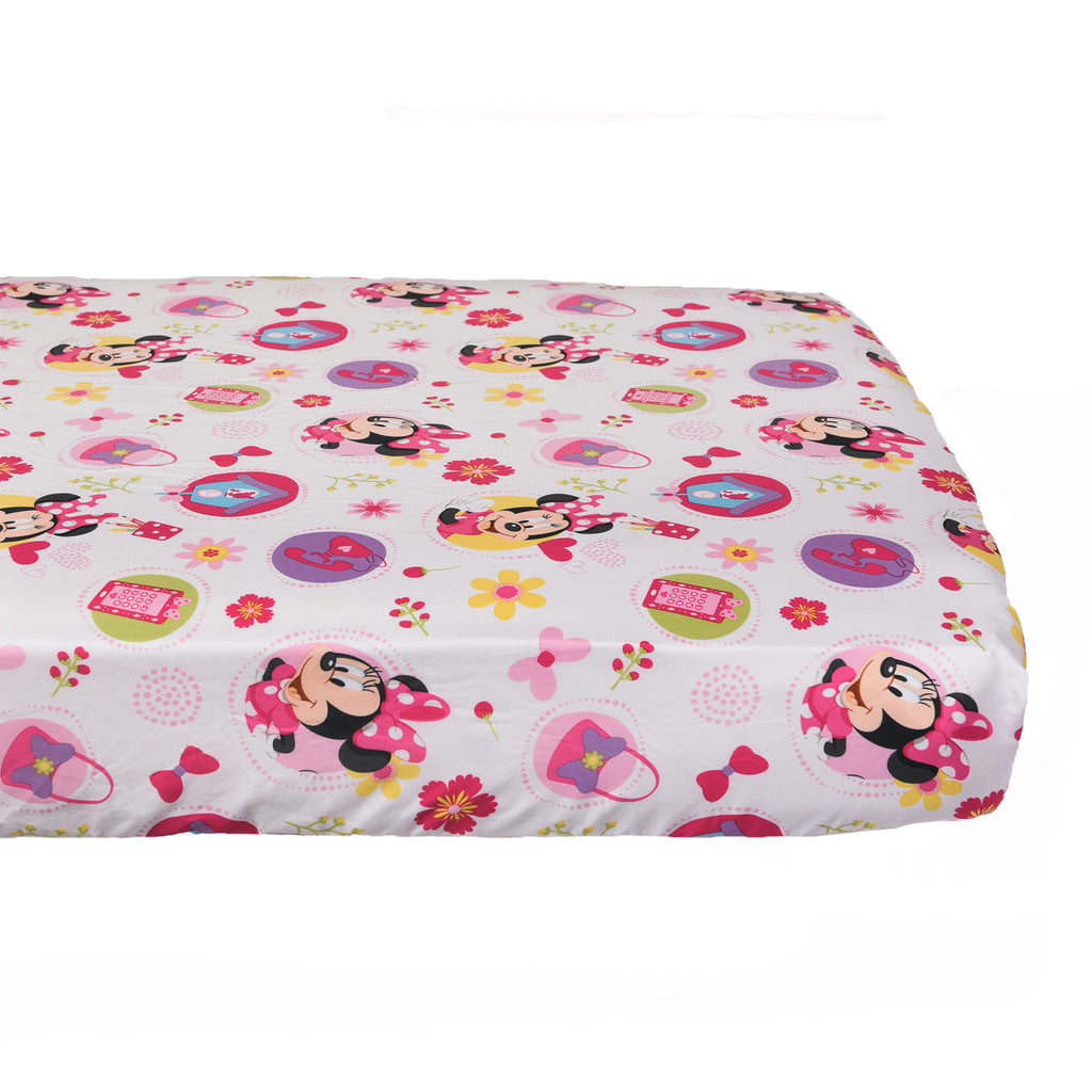 Disney Minnie Mouse Toddler Bedding Set fitted sheet