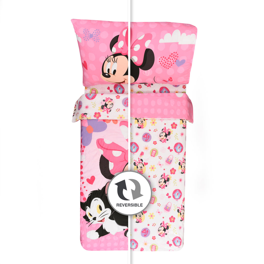 Disney Minnie Mouse Toddler Bedding Set reversible comforter