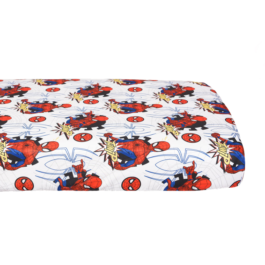  Marvel Spider-Man Toddler Bedding Set fitted sheet