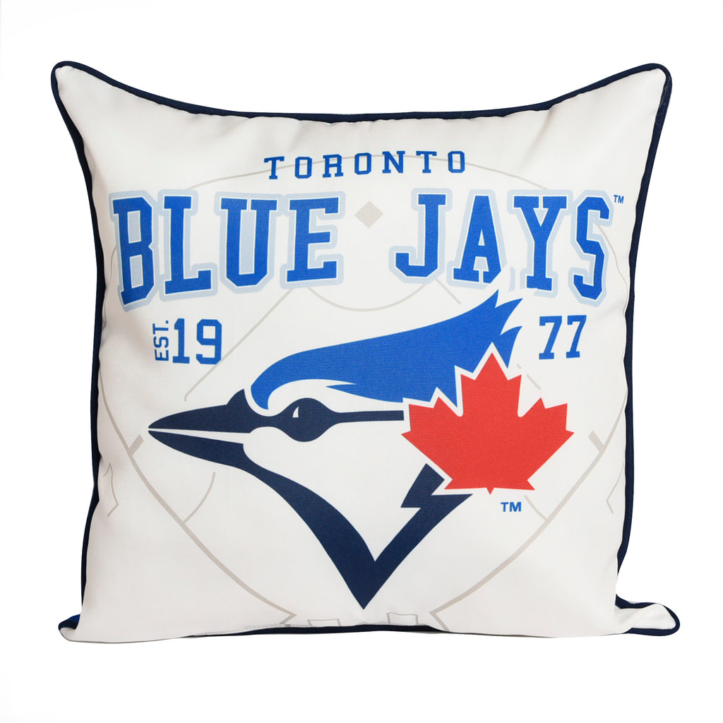 MLB Toronto Blue Jays Décor Pillow flat lay back
