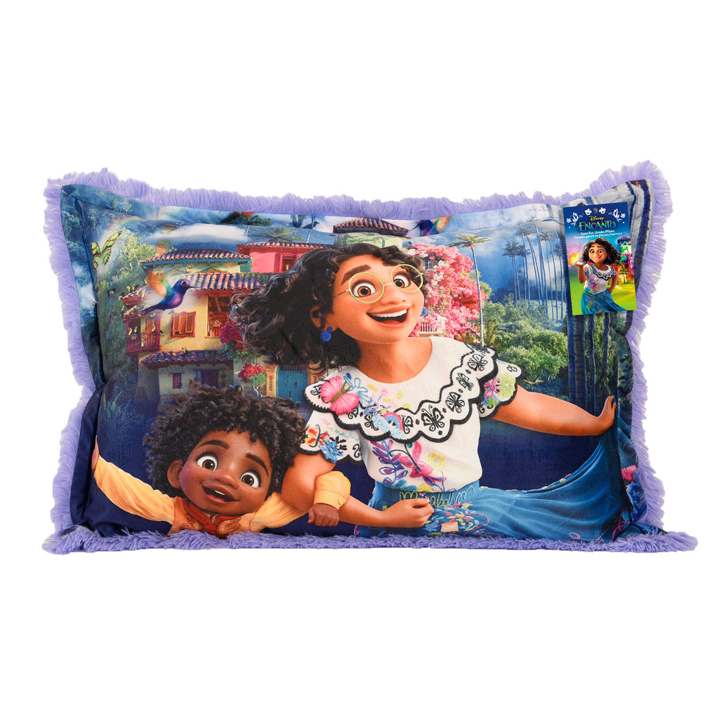 Disney Encanto Jumbo Funky Fur Pillow packaged