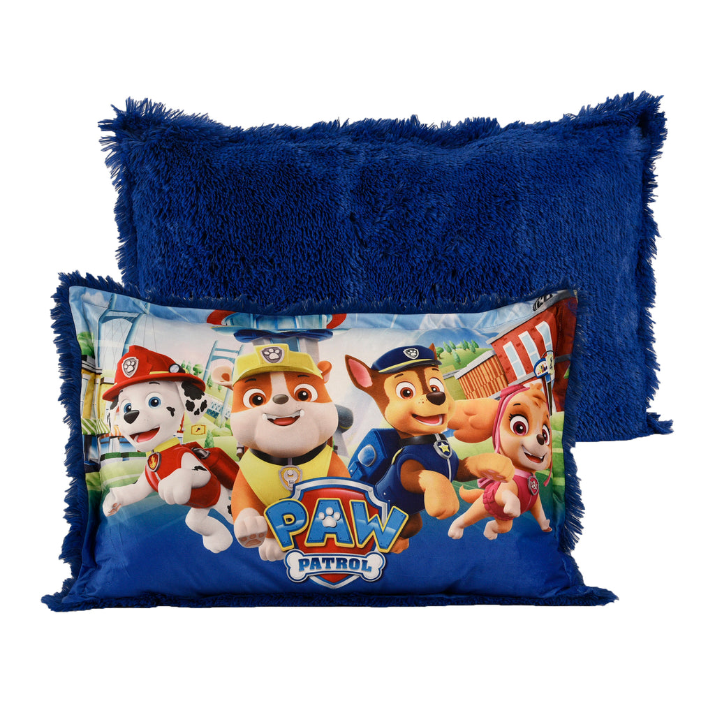 Paw Patrol Funky Fur Pillow front and back