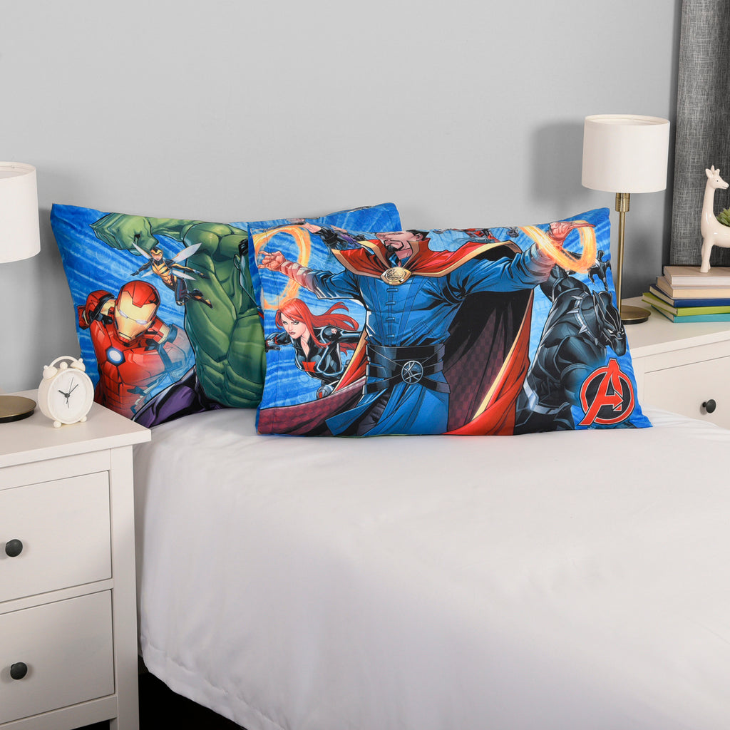 Marvel Avengers 2 Pack Pillowcases, 20" x 30" room shot