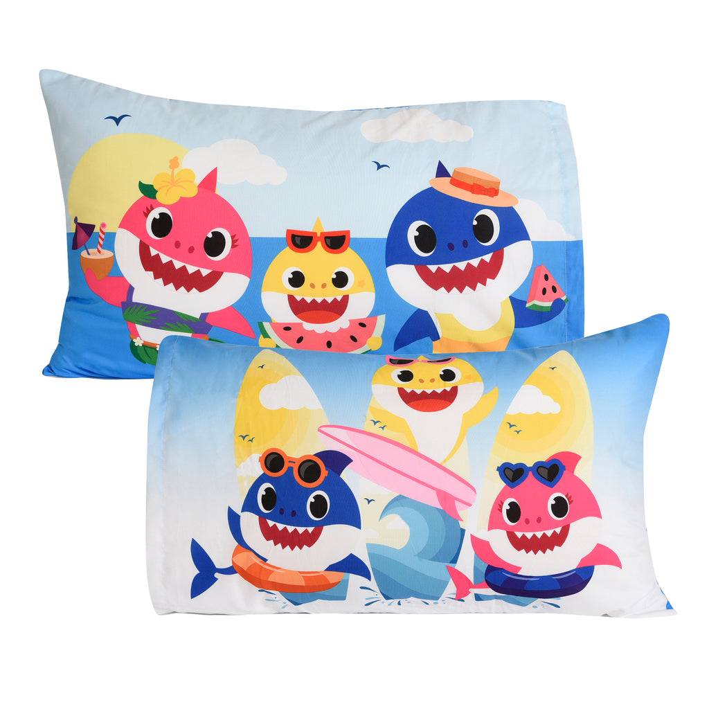 Baby Shark 2 Pack Pillowcases, 20" x 30"