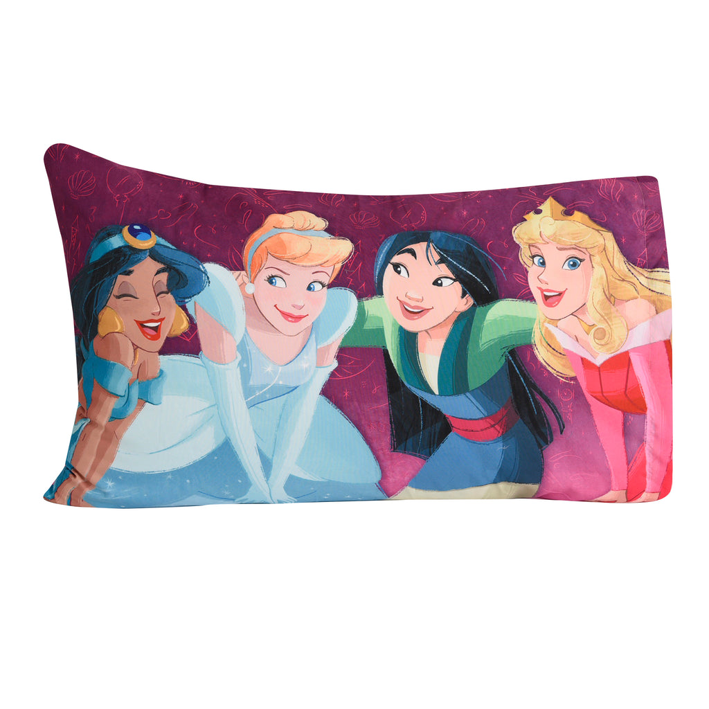 Disney Princess 2 Pack Pillowcases, 20" x 30" front'