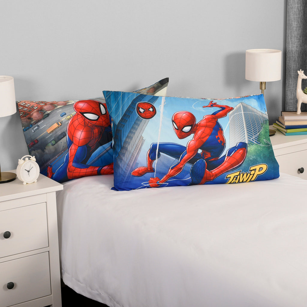 Marvel Spider-Man 2 Pack Pillowcases, 20" x 30" room shot