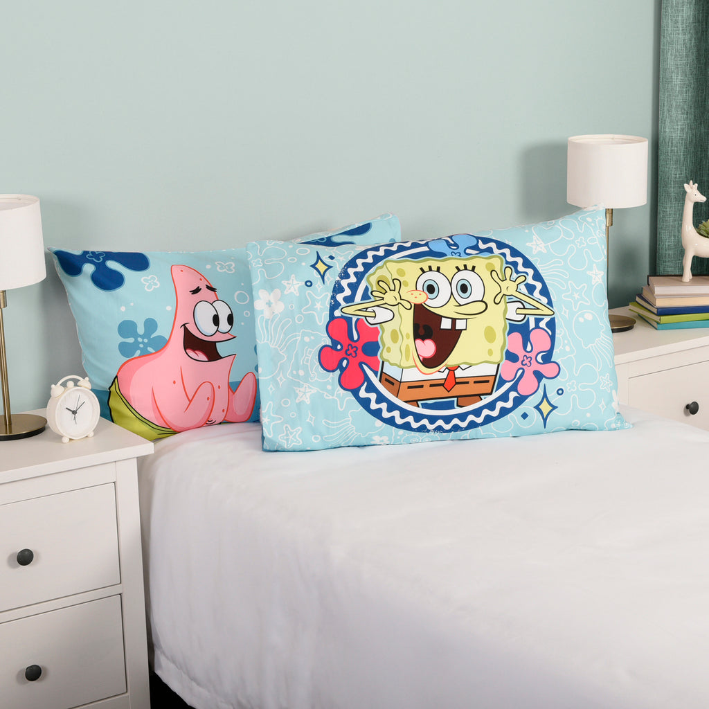 Spongebob Squarepants 2-Piece Pillowcase, 20" x 30" room shot