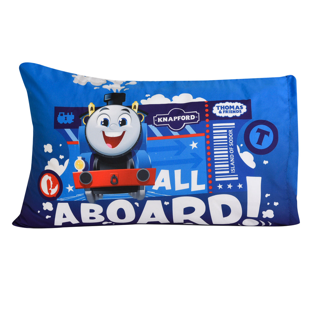Thomas & Friends 2-Piece Pillowcase, 20" x 30" back