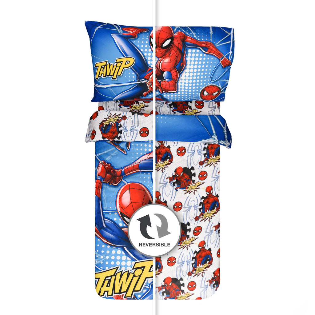  Marvel Spider-Man Toddler Bedding Set reversible comforter