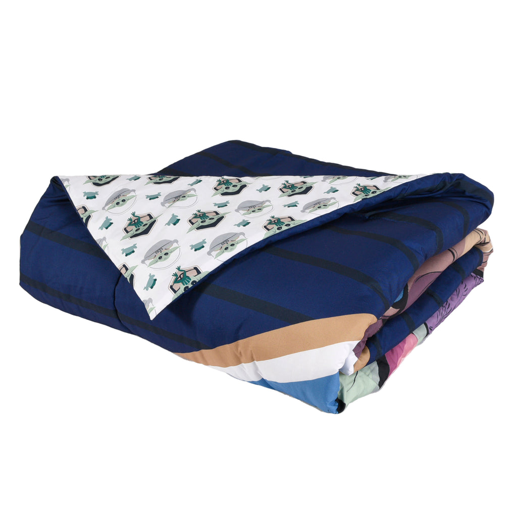 Star Wars The Mandalorian Twin/Full Comforter, 72" x 86" folded
