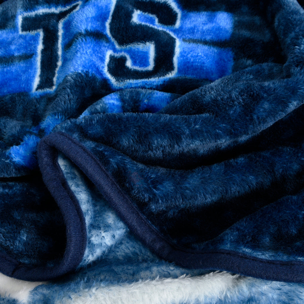 NHL Winnipeg Jets Plush Super Soft Blanket close up
