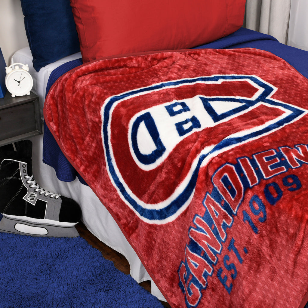 NHL Montreal Canadiens Throw room shot