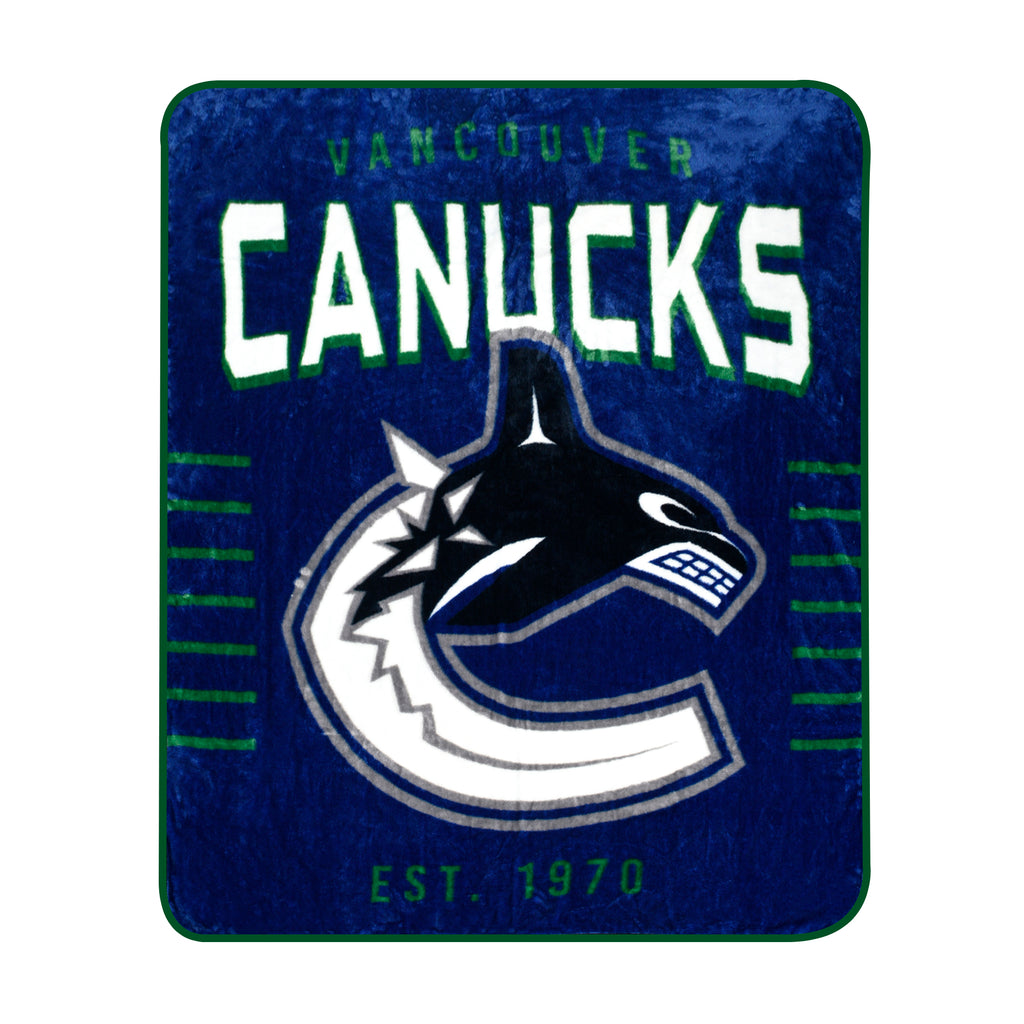 NHL Vancouver Canucks Blanket flat lay