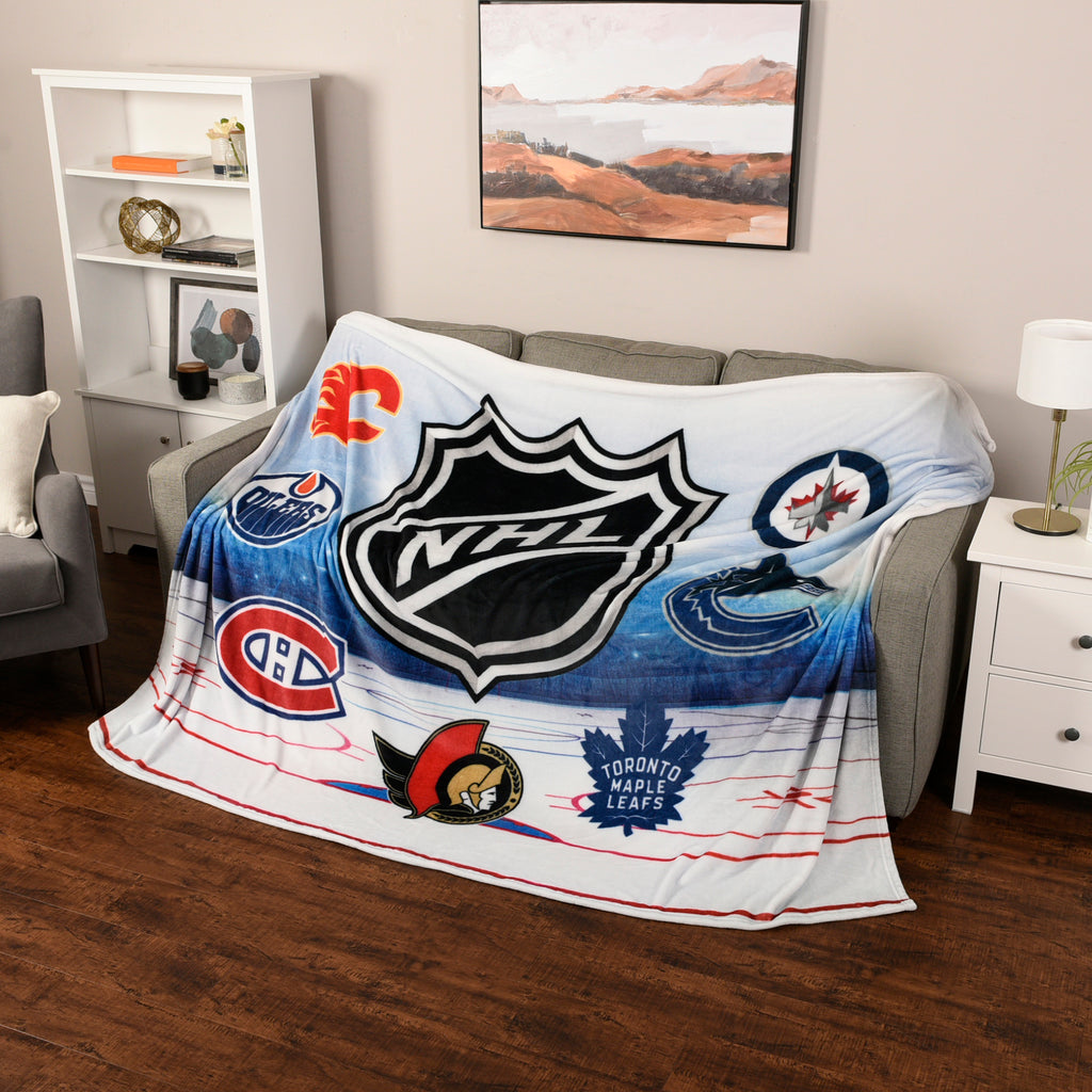 NHL Multi Team Arena Blanket angled room shot