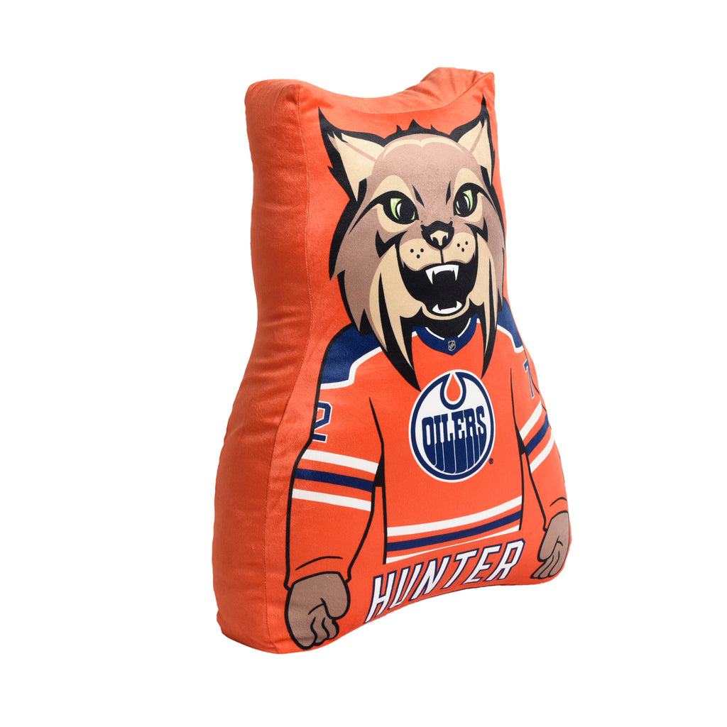 NHL Edmonton Oilers Mascot Pillow, 20" x 22" quarter view