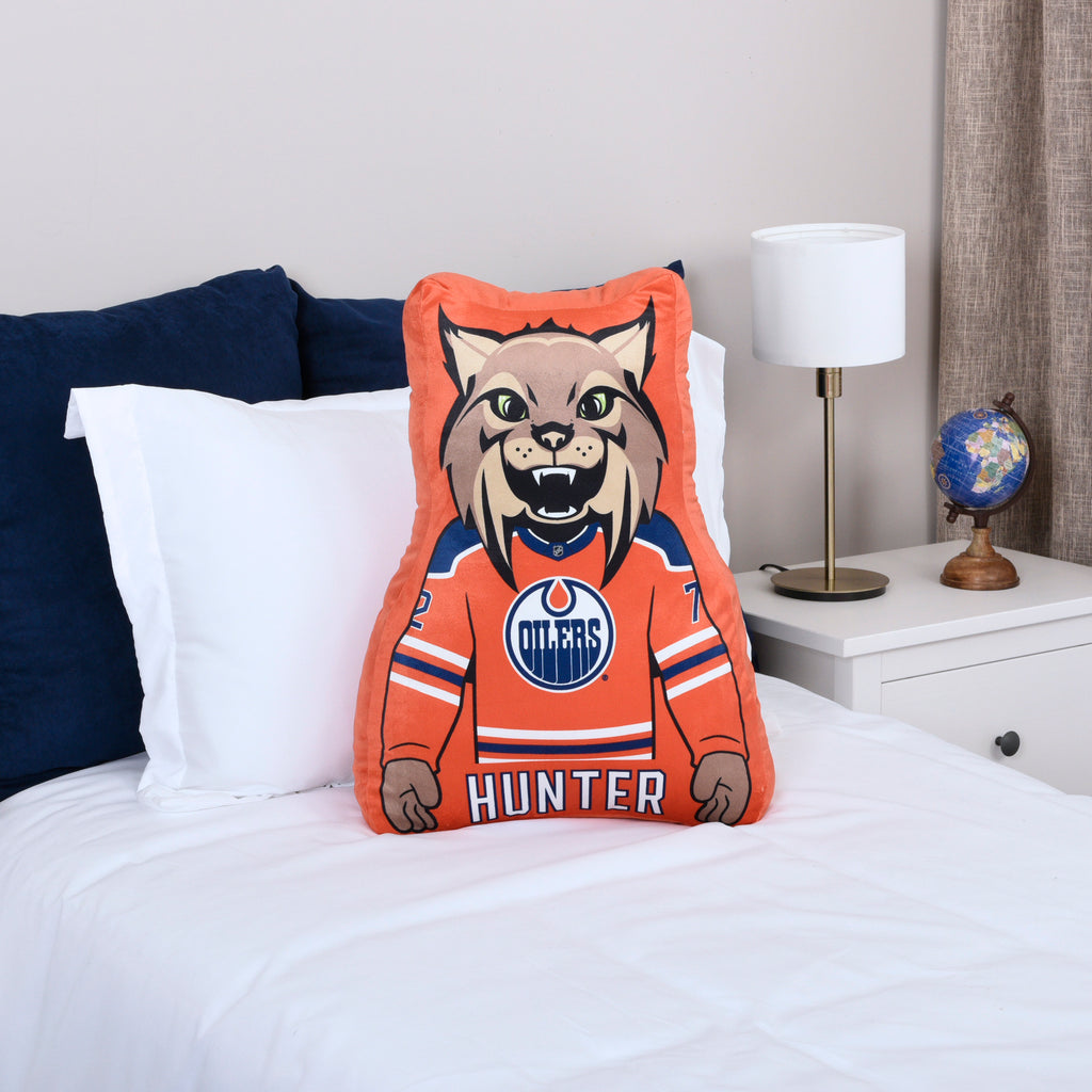 NHL Edmonton Oilers Mascot Pillow, 20" x 22" room shot
