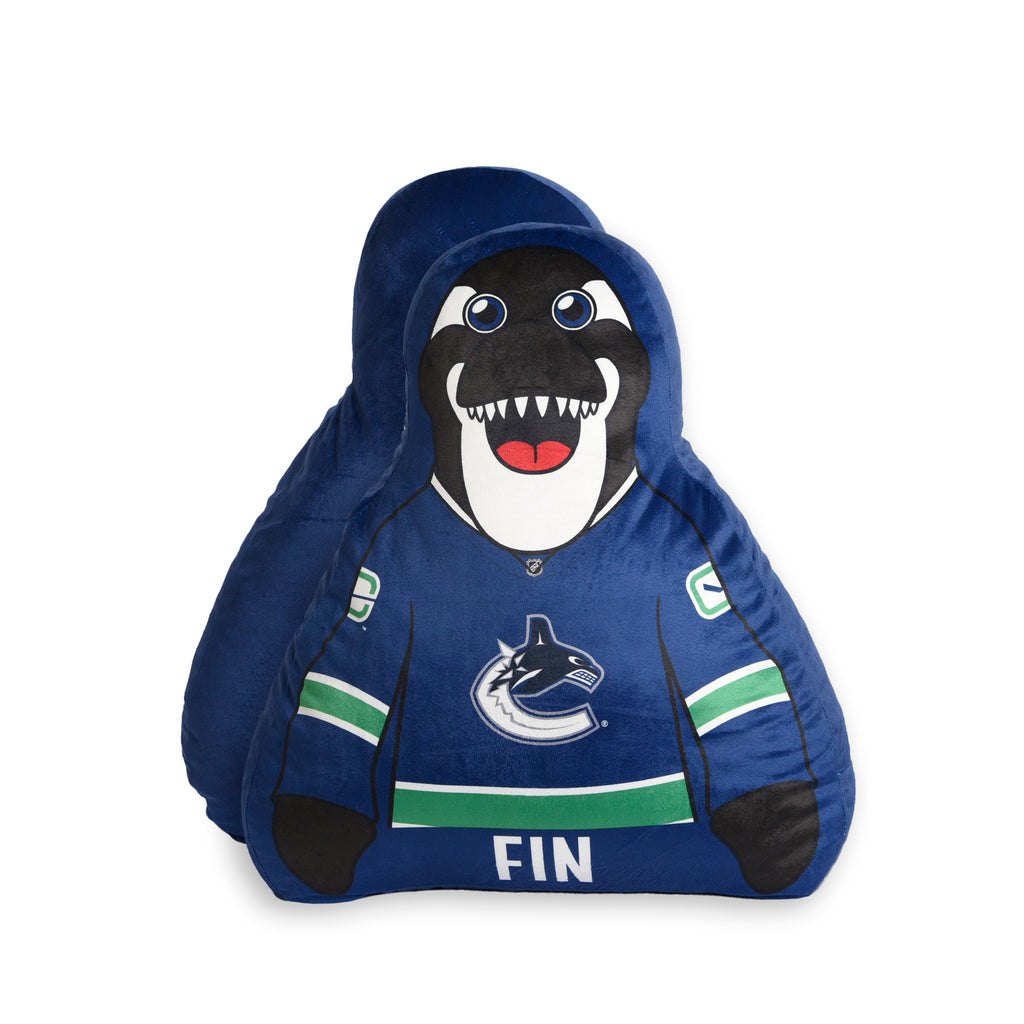 NHL Vancouver Canucks Mascot Pillow, 20" x 22" front and back