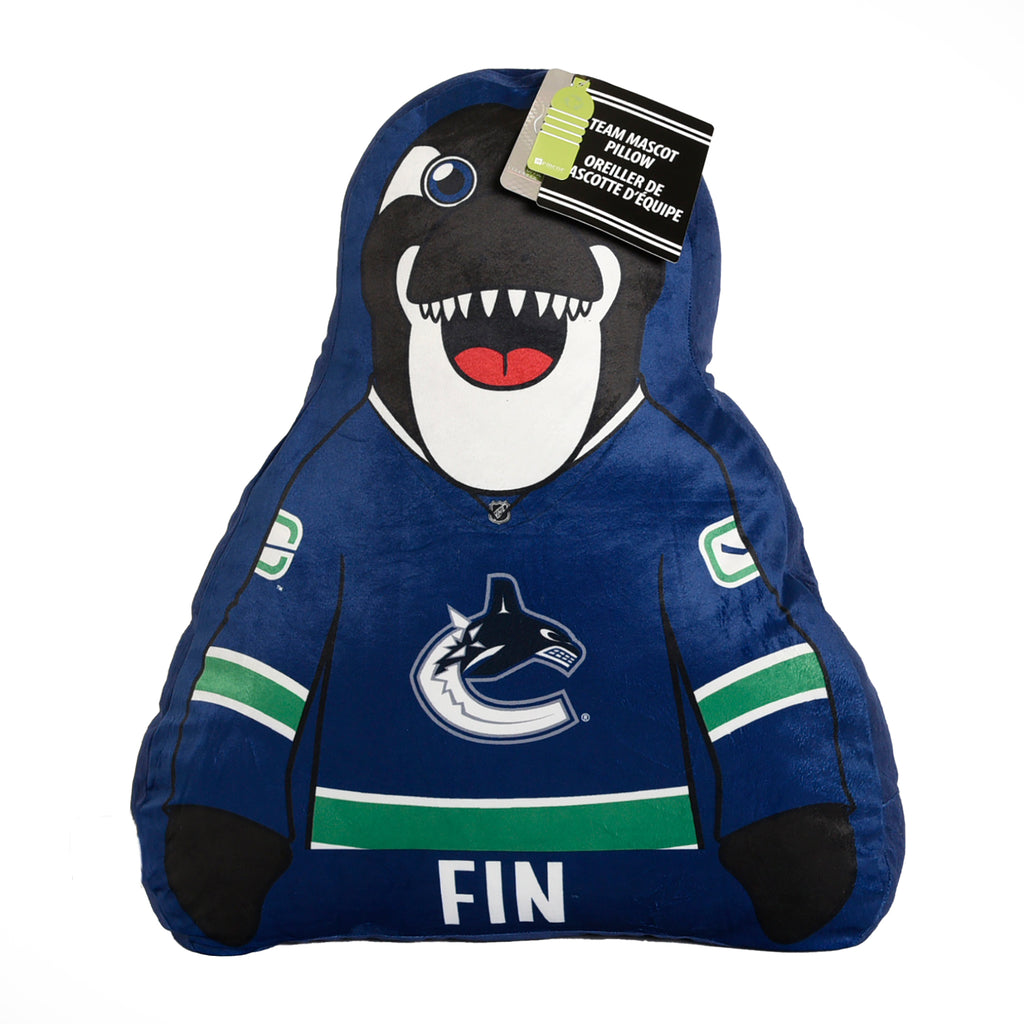 NHL Vancouver Canucks Mascot Pillow packaged