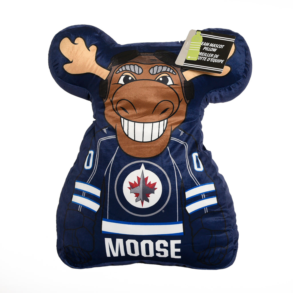 NHL Winnipeg Jets Mascot Pillow packaged