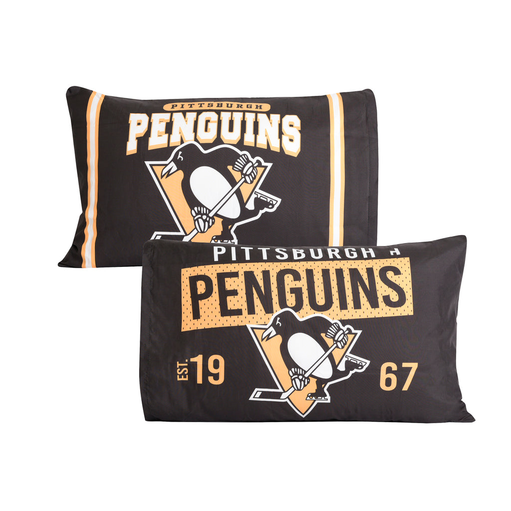 NHL Pittsburgh Penguins Pillowcases flat lay