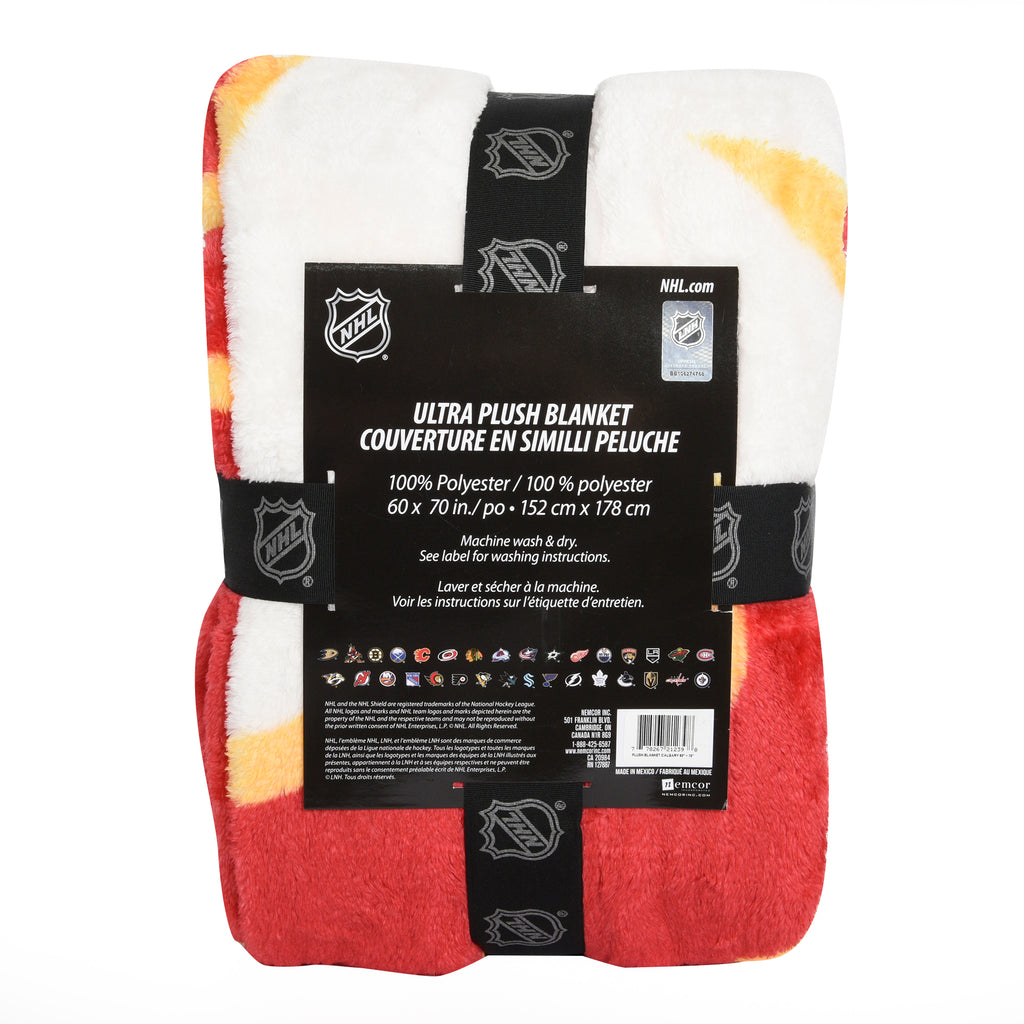 NHL Calgary Flames Blanket packaged back