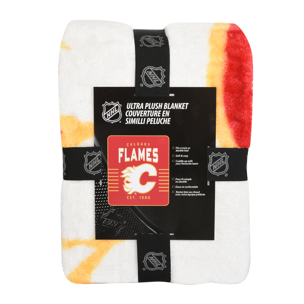 NHL Calgary Flames Blanket packaged front