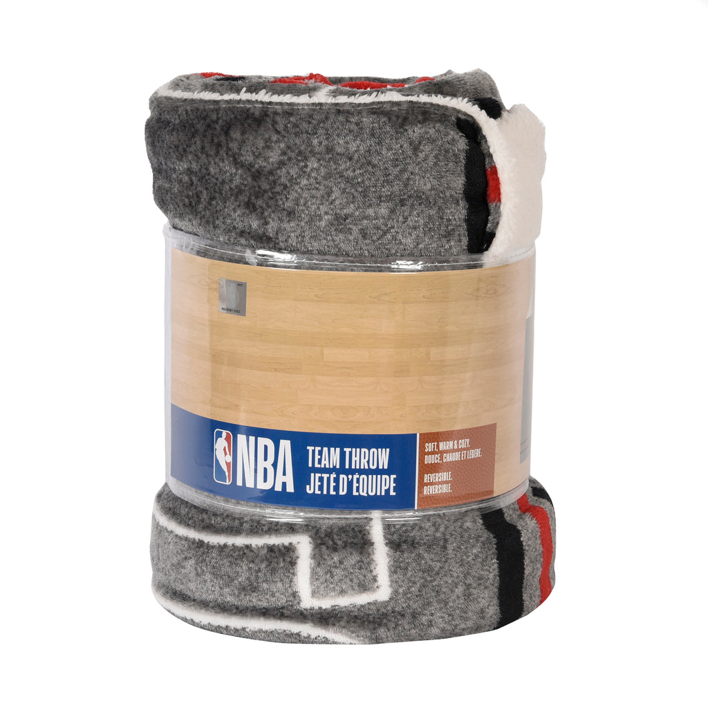 NBA Toronto Raptors Sherpa Throw packaged front