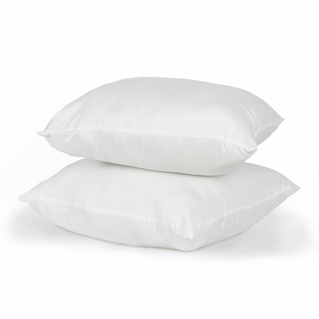 2 20 by 20 inch pillow inserts stacked