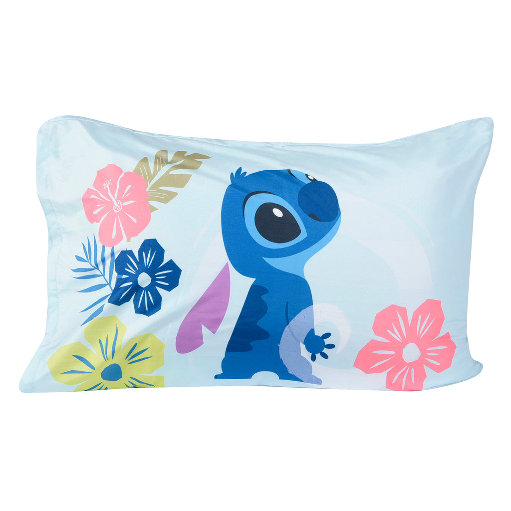 Disney Lilo & Stitch 4-Piece Full Sheet Set pillowcase