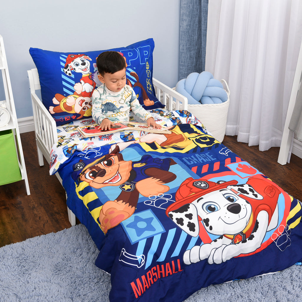 Paw Patrol 3-Piece Toddler Bedding Set lifestyle