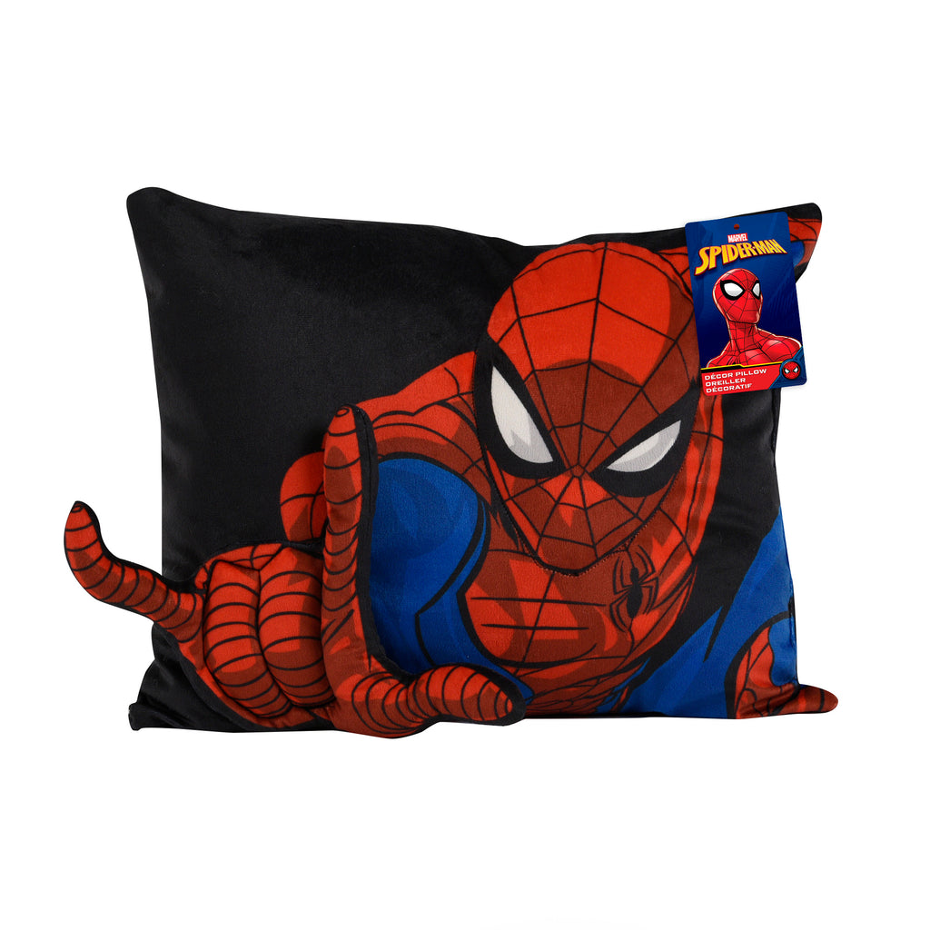 Marvel Spider-Man 3D Decorative Pillow packaged